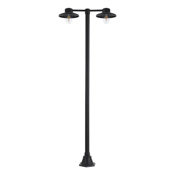 SL9542.705.02 Светильник уличный напольный ST-Luce темно-серый E27 2*60W BASKO