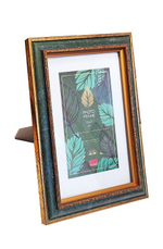 Фоторамка пластик 15х21 см Каррара зеленый