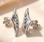 Ювелирные серьги из серебра 925 пробы