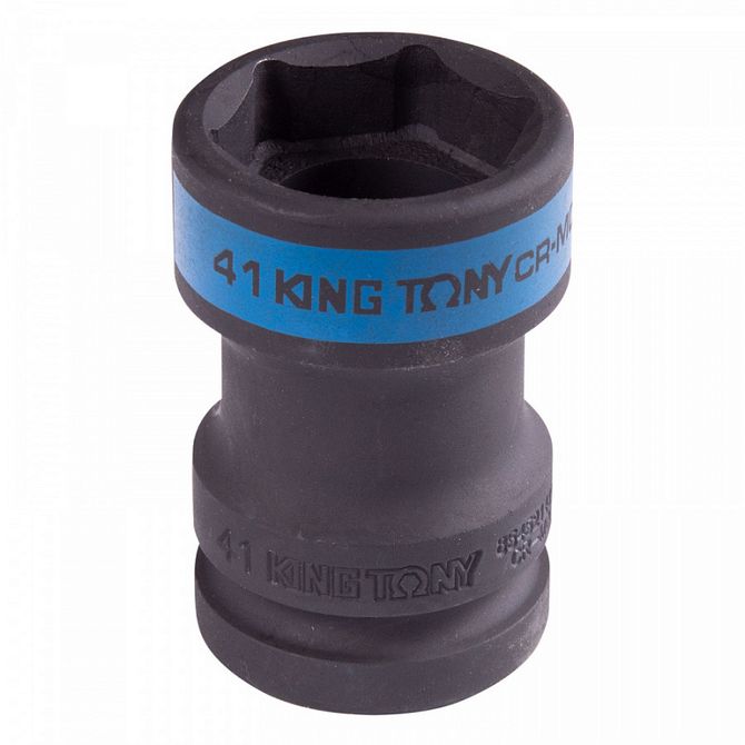 KING TONY (85452141M) Головка торцевая ударная 1", Square 21 мм х Hex 41 мм, футорочная