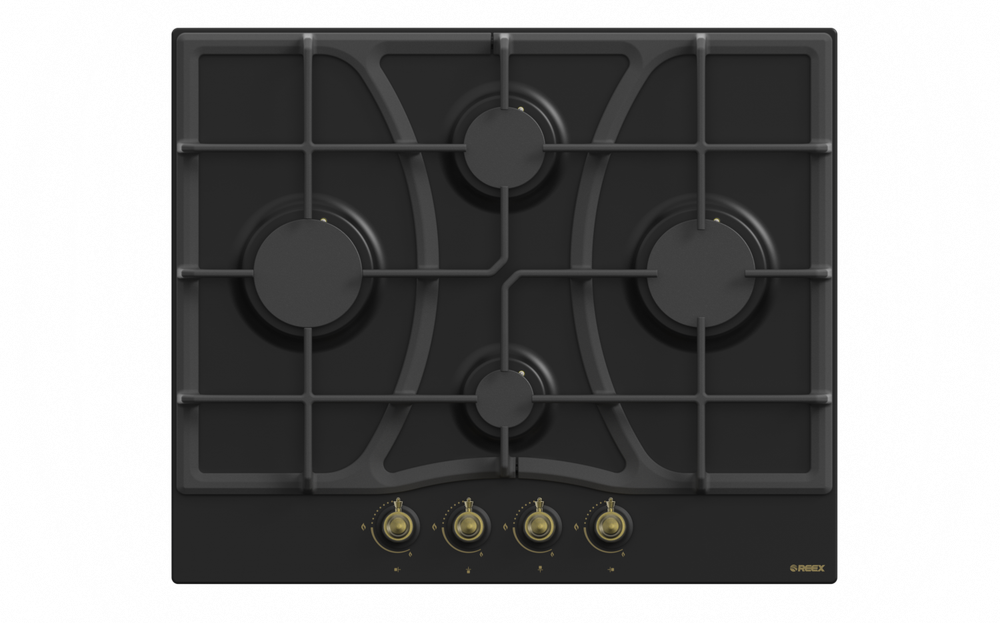 Газовая варочная панель REEX PG-6400BF Rbk