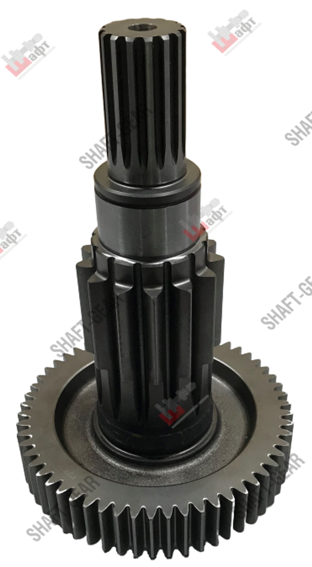 12JSD200T-1707048 - Вал промежуточный демультипликатора (длинный) на КПП