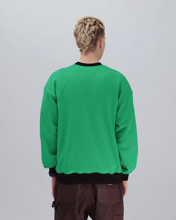 Толстовка Crewneck Biglogo Green - фото 3