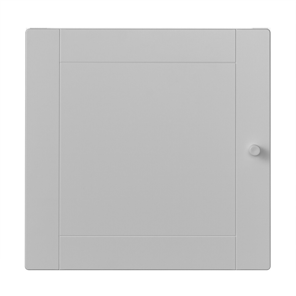IKEA KALLAX  (ИКЕА КАЛЛАКС)  -  Вставка с дверцей, фрезерованная/серая, 33x33 см