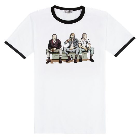 Футболка Скинхеды белая