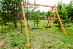 Деревянные качели с качелями гнездо 60 см