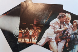 Винтажная виниловая пластинка Styx Caught In The Act Live 2LP (US 1984)