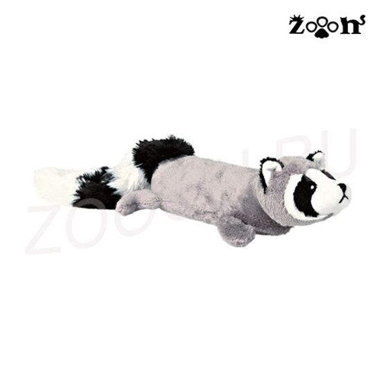 Trixie игрушка Енот из плюша с пищалкой, 46 см