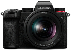 Фотоаппарат Panasonic Lumix DC-S5 Kit LUMIX S 20-60mm F3.5-5.6, черный
