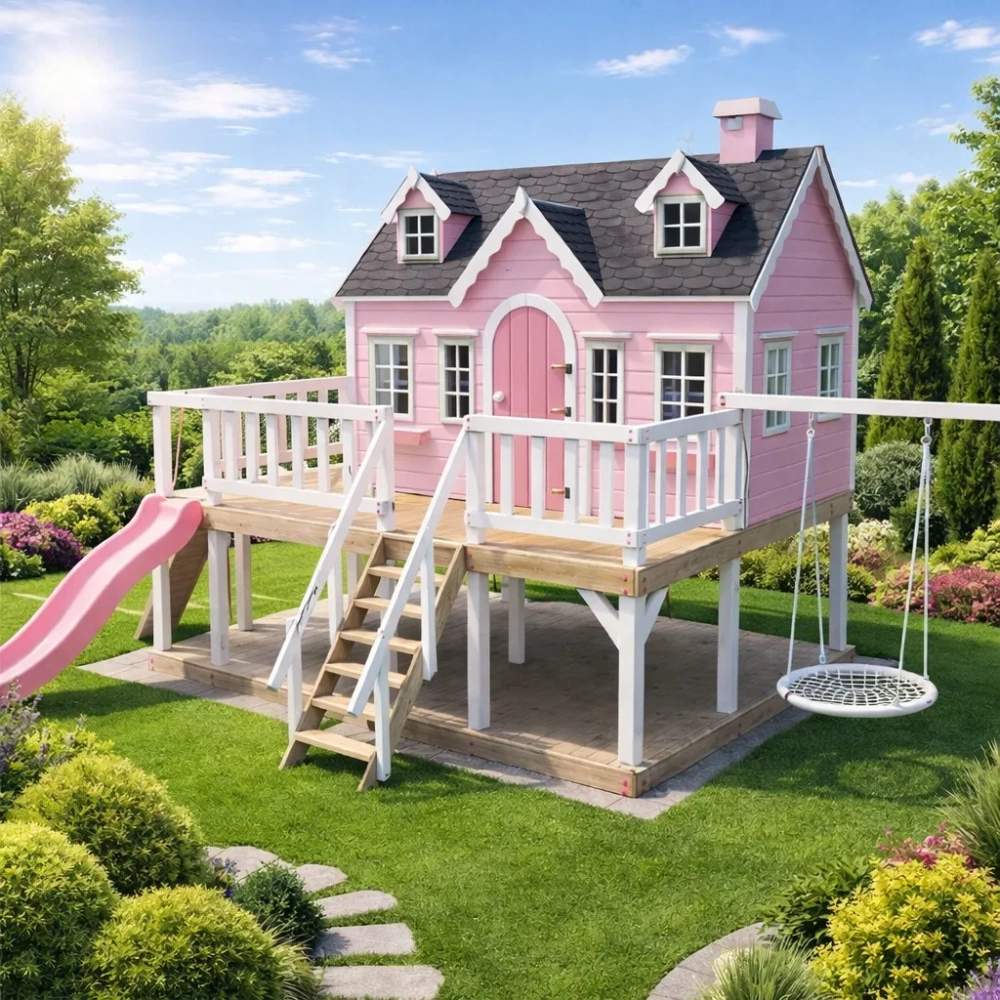 Детский деревянный домик Камилла