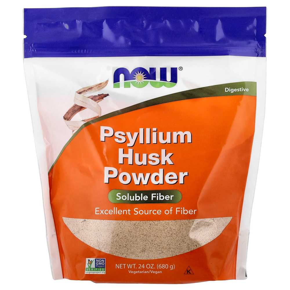 NOW Foods, порошок из шелухи семян подорожника, 680 г (24 унции)