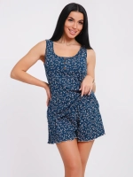 Пижама женская с шортами лапша