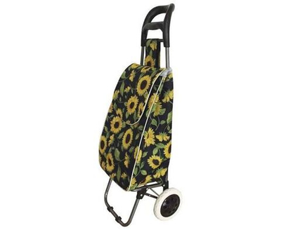 Сумка тележка на колесах хозяйственная, A204 "Подсолнух", 30 кг