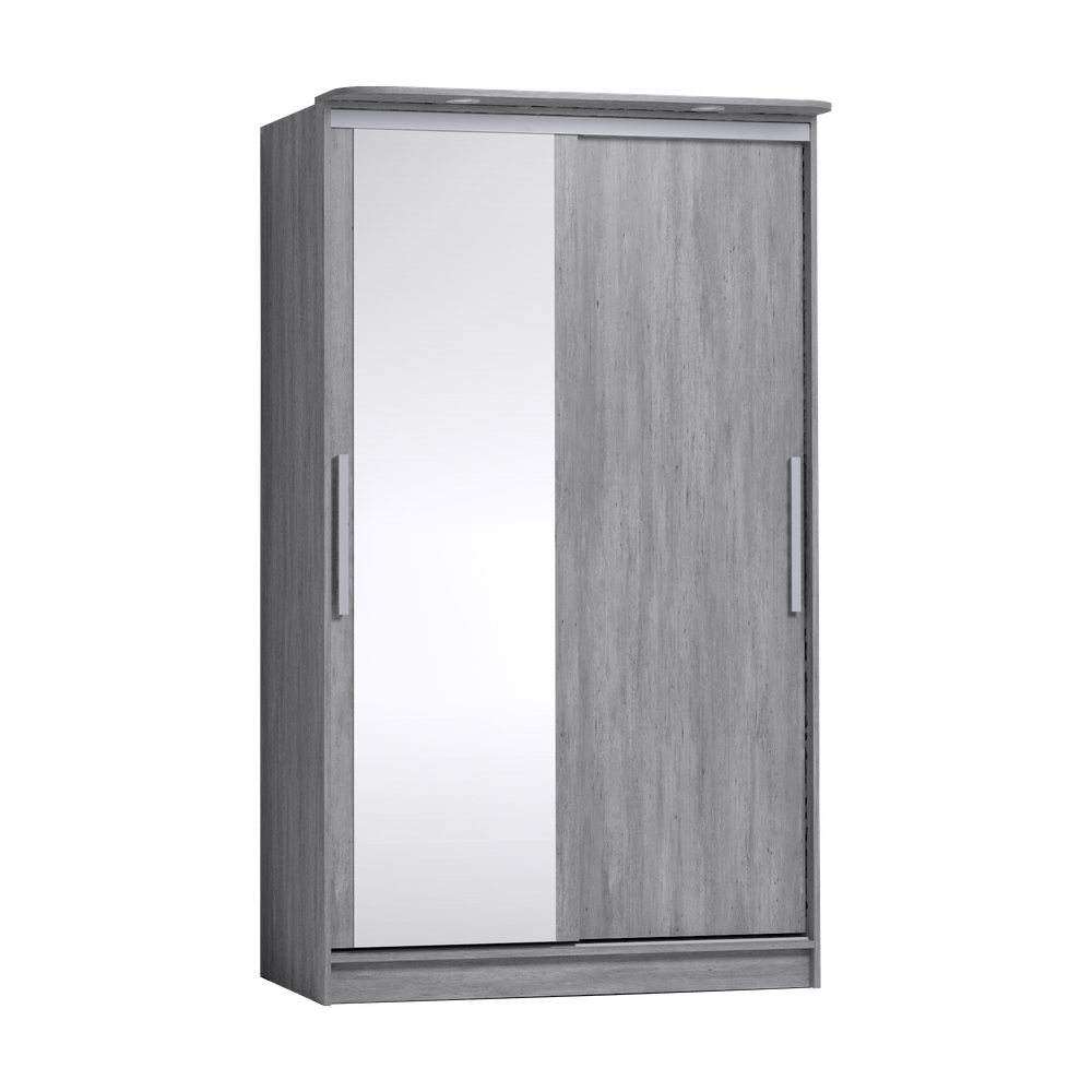 Шкаф-купе с зеркалом Strike 1200 Atelier светлый