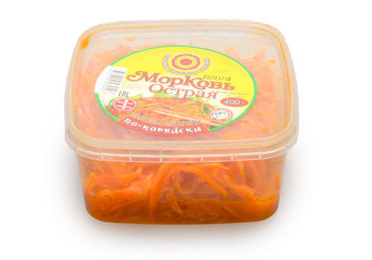 Морковь по-корейски острая, 400г