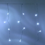 Гирлянда для дома БАХРОМА «Мерцание» ш1,5м* в40 см 48 ламп LED, прозрачн. провод, авторежим, IP-20, Белый (белое мерцание)