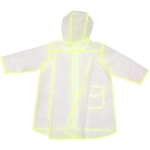 Дождевик-плащ детский «Neo» с капюшоном и завязками, на кнопках, цвет желтый, р. XXL(72*61см.)