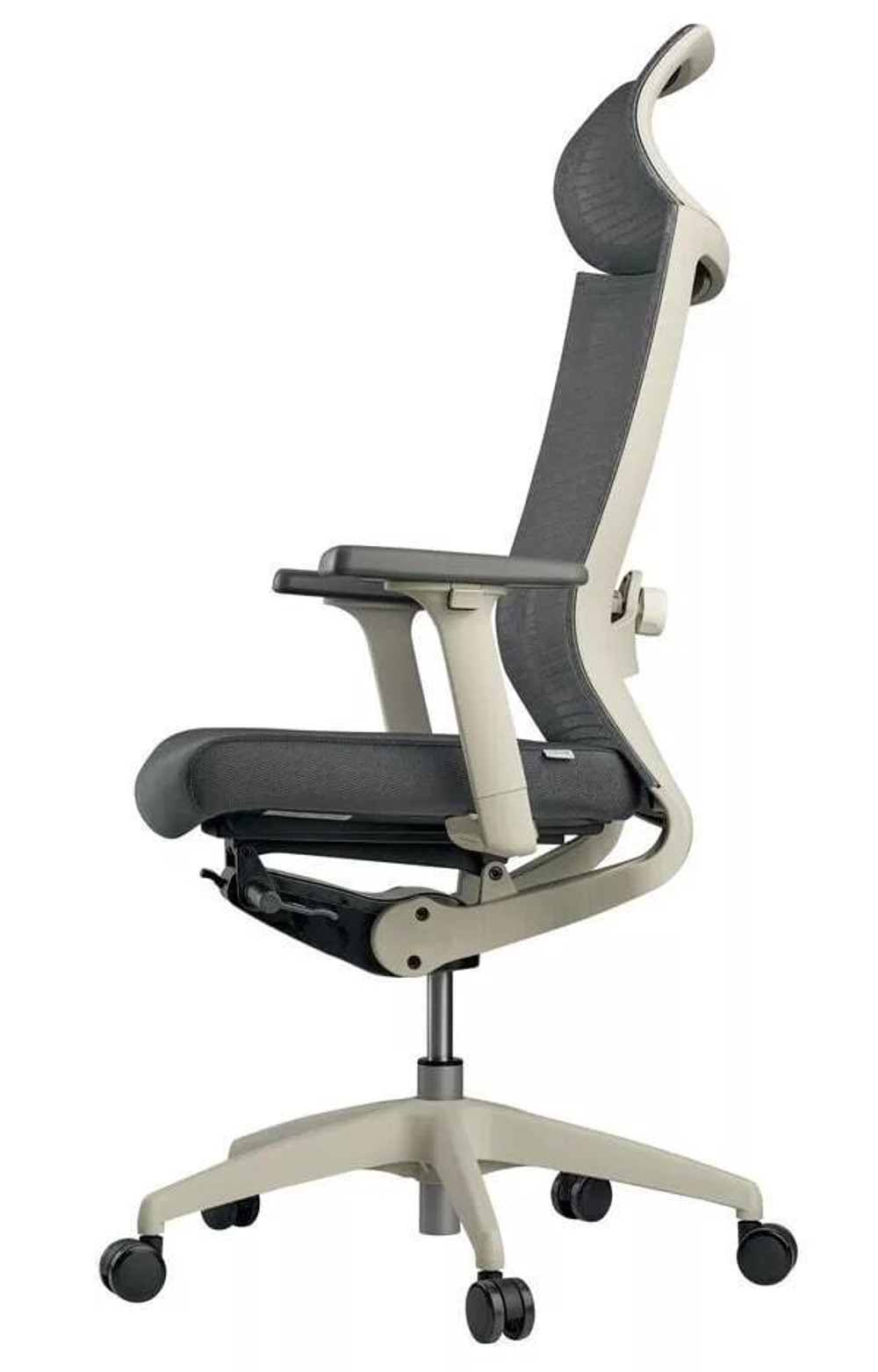 Кресло эргономичное SCHAIRS ZENITH ZEN2-М01W каркас белый/ IR19GY сетка/ IT01GY ткань серая