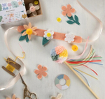 Набор для рукоделия "Ободок цветочный"