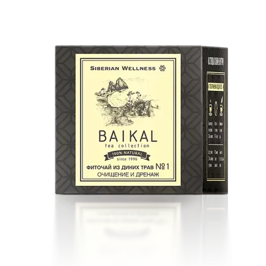 Фиточай из диких трав № 1 (Очищение и дренаж) Baikal Tea Collection