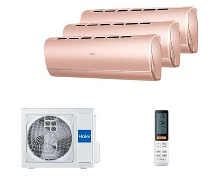 Мульти сплит-система Haier на 3 комнаты (25+25+25 кв.м.) JADE Gold