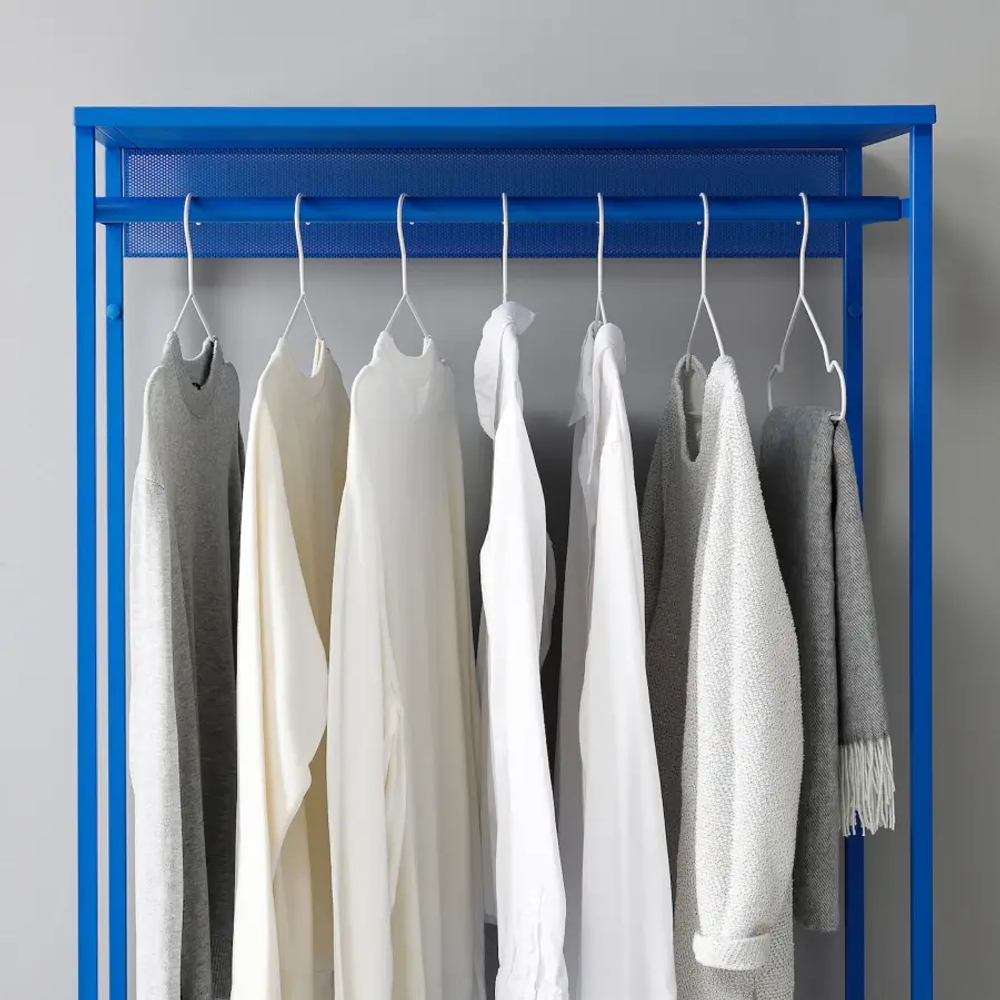 Комбинация для хранения - PLATSA  IKEA/ ПЛАТСА  ИКЕА, 191х80 см, белый/синий