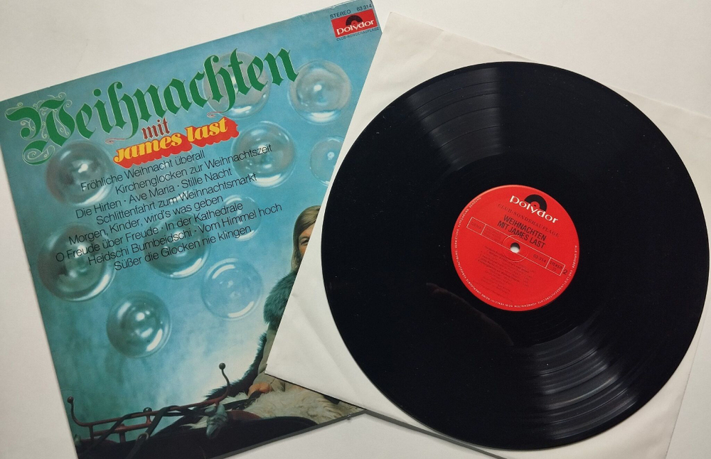 Винтажная виниловая пластинка LP James Last Weihnachten Mit James Last (Germany 1973) (Club Edition)