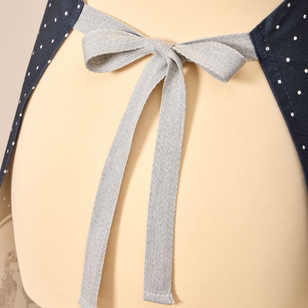 ФАРТУК "FAMILY FARM",100% ХЛОПОК,СИНИЙ, КАЙМА,ТВИЛ,ПРОПИТКА