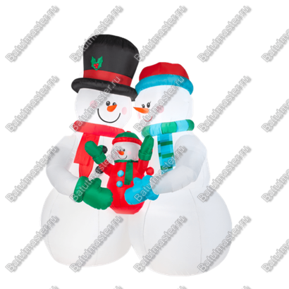 Надувная фигура «Снеговики»