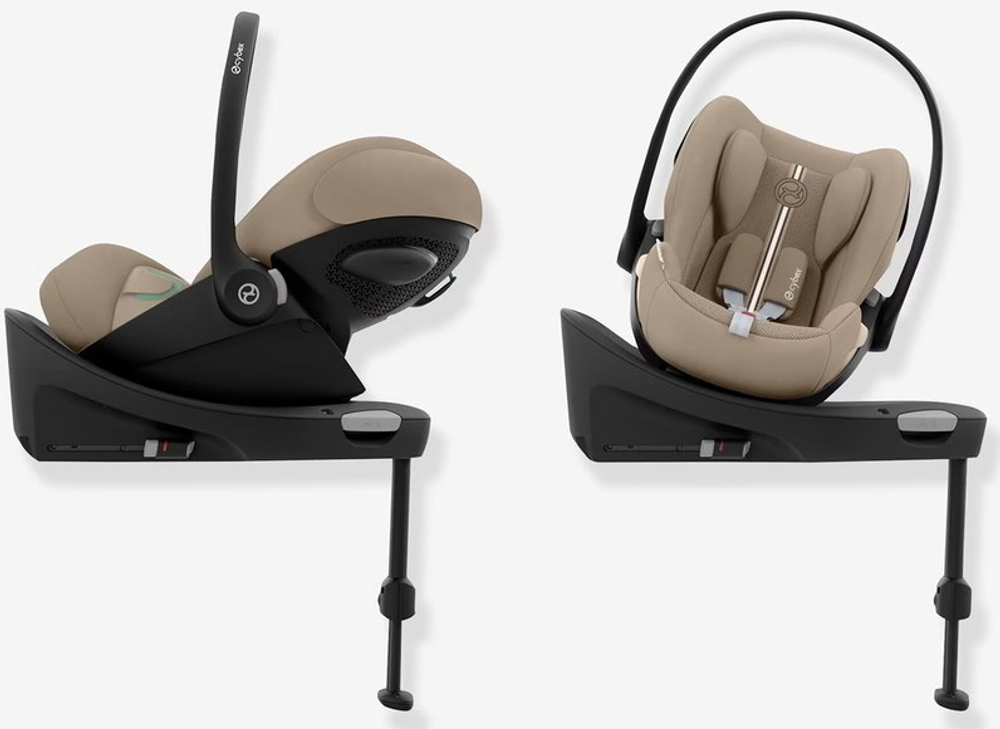 Коляска Cybex Priam IV Rosegold complete Cloud G Almond Beige Plus Base G 3 в 1 Off White