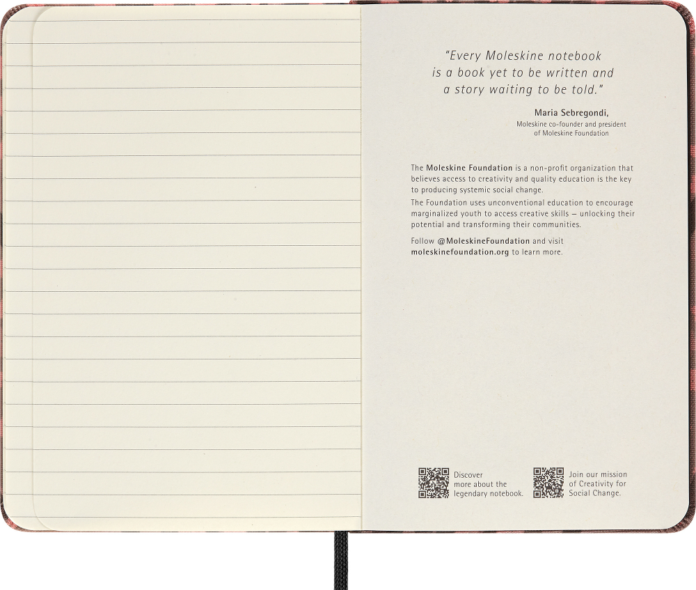 Блокнот Moleskine LE SAKURA (LESU06MM710) 9x14 см, 176 стр. в линейку, темно-розовый