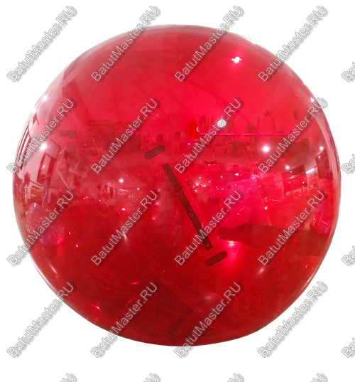 Аттракцион Водный шар "Красный", ПВХ, 2 м
