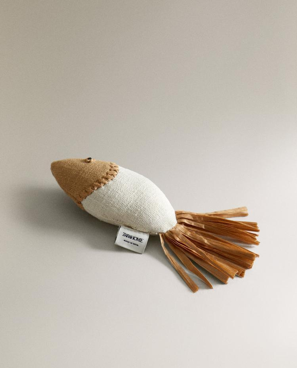 ZARA HOME ХЛОПКОВАЯ ИГРУШКА ДЛЯ ДОМАШНИХ ЖИВОТНЫХ В ФОРМЕ РЫБЫ