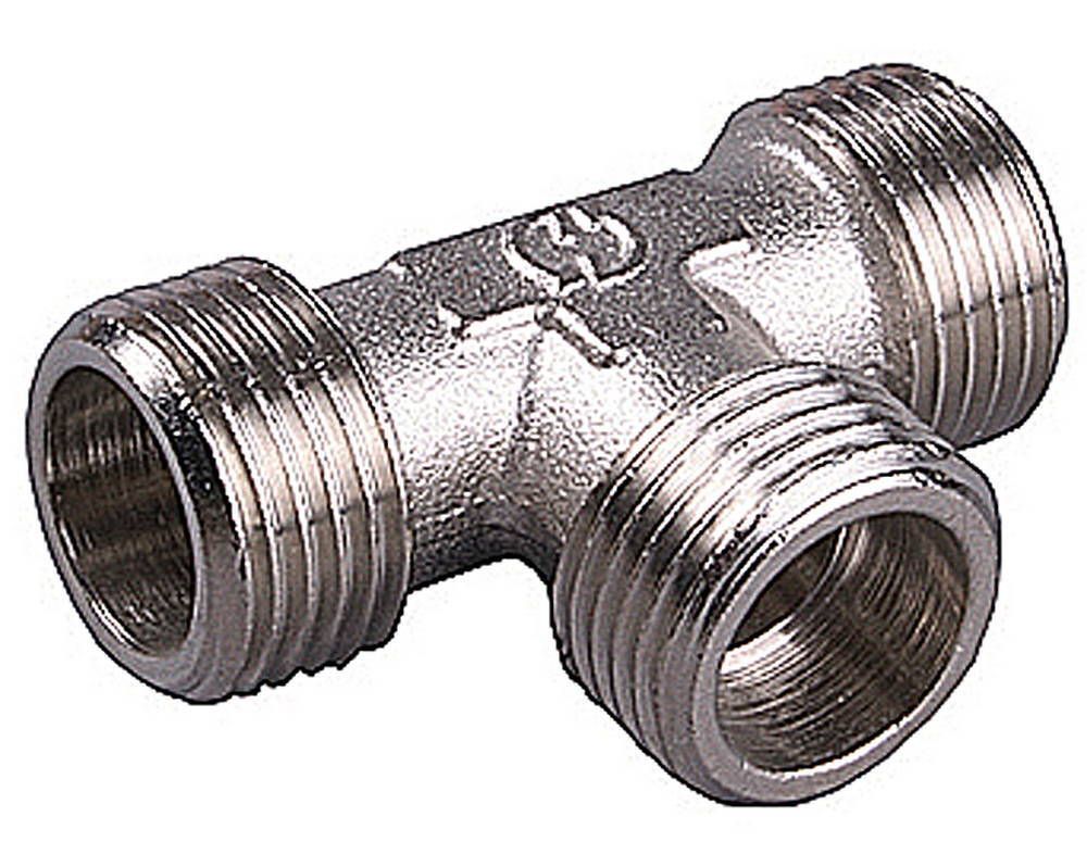 GENERAL FITTINGS наружная резьба 3/4″, никель, тройник (51051-3/4)