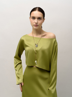 Сотуар "Oval pearl chain" Gold