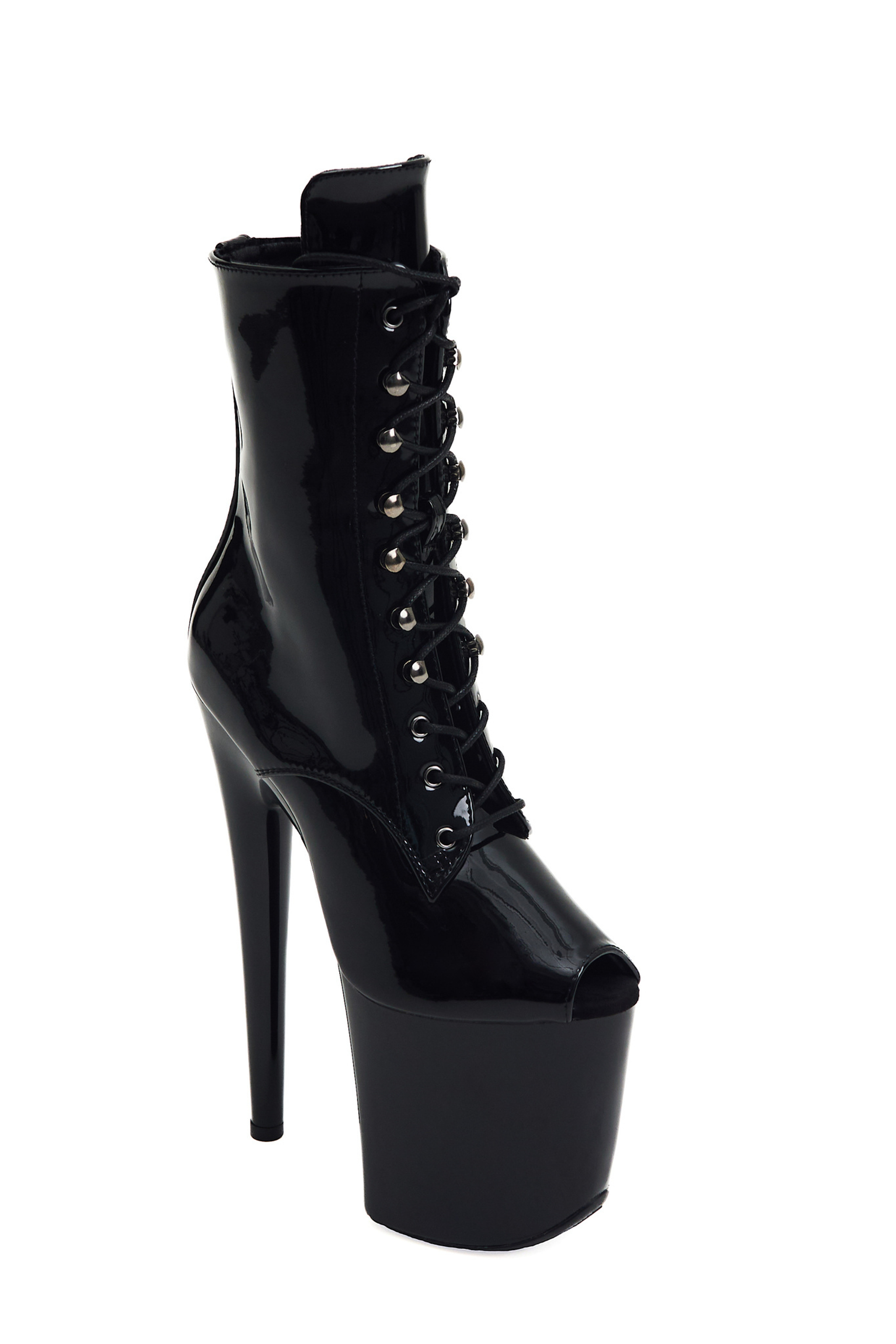 KIKO. Ботильоны тройка. Лак. Открытые - SHDB-011.2-3-lak-bl-sale39_029