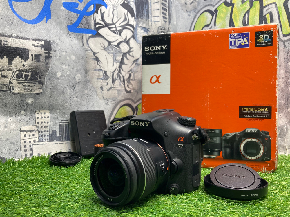 Sony A77 kit 18-55mm (20.500 кадров)