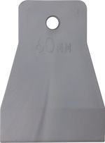 06884 КУРС Шпатель резиновый белый 60мм