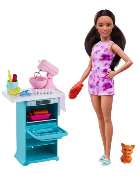 Набор кукла Барби Пекарь профессии Кем Быть HCD44