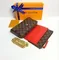 Клатч Louis Vuitton Felicie канва Damier Ebene коричневый