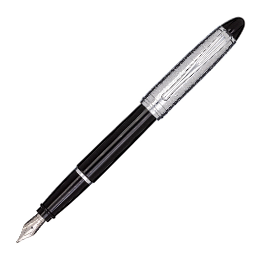 Перьевая ручка Aurora Ipsilon Italia Black CT, перо - F, в подарочной коробке