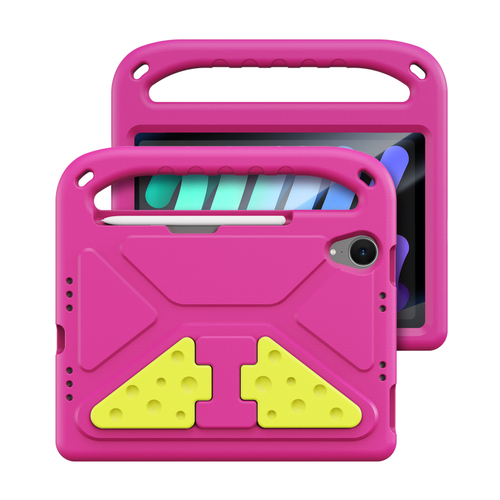 Детский чехол розового цвета на планшет iPad Mini 6 и iPad Mini 7 от Dux Ducis, серия Puff Series Case