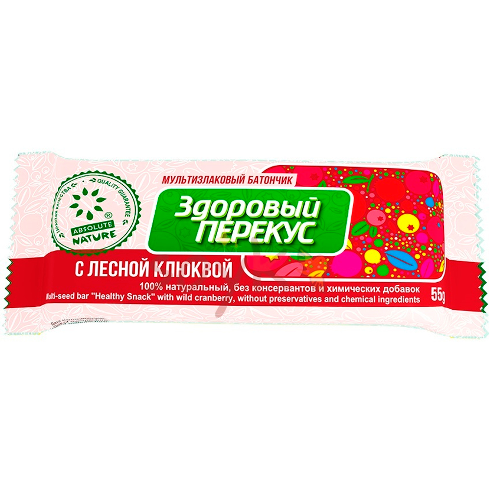 Батончик-мюсли с клюквой