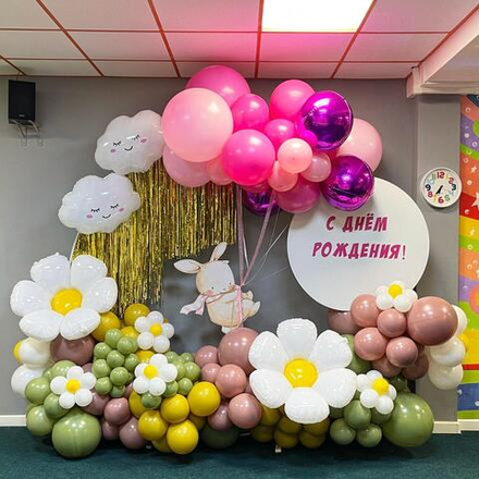 Фотозона с зайкой