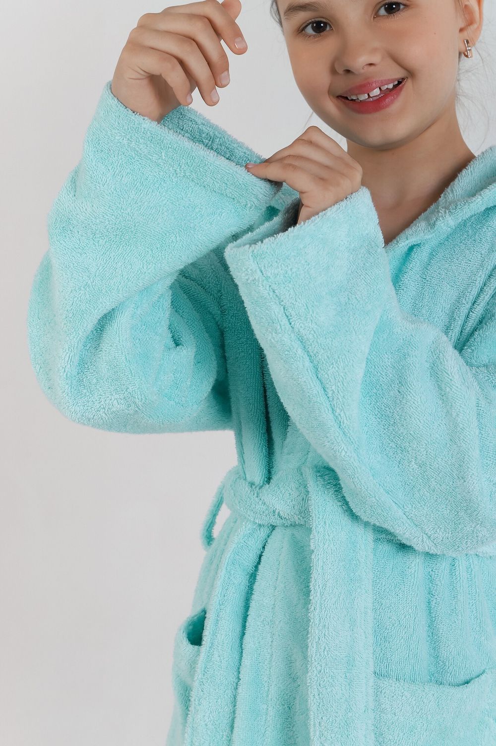 Халат для девочки Комфорт-1 Виотекс МЕНТОЛОВЫЙ