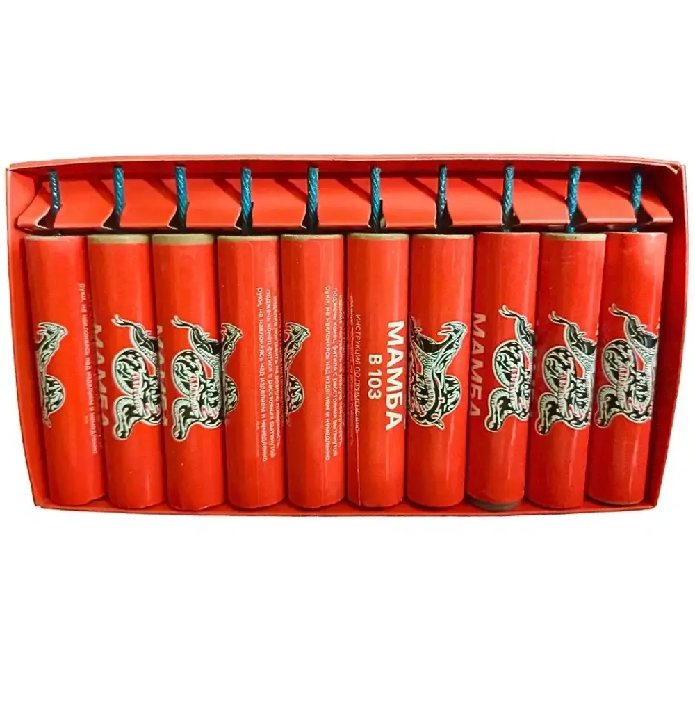 В103 Mamba: мощный Корсар петарды купить — ТМ Волк, петарда Мамба, упаковка 10 шт.