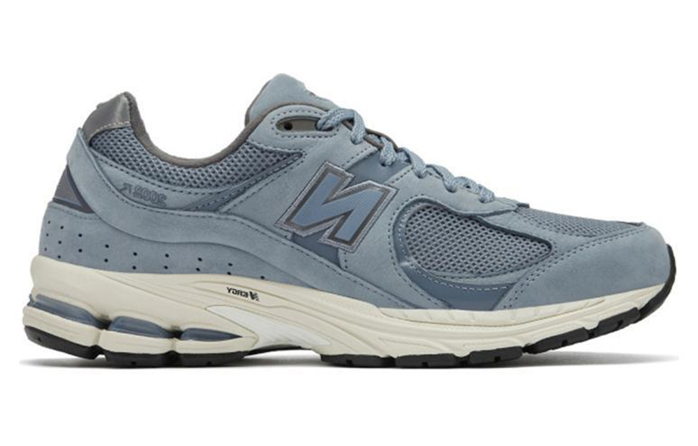 New Balance NB 2002R fabric two-layer cowhide, the first layer of cowhide, shock absorption, non-slip, wear-resistant, breathable, wrapping support, lightweight low-top running shoes for men and women with the same style haze blue