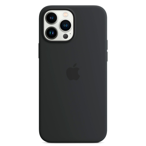 Силиконовый чехол с поддержкой MagSafe Apple Silicone Case для iPhone 13 Pro, Midnight (Темная ночь)