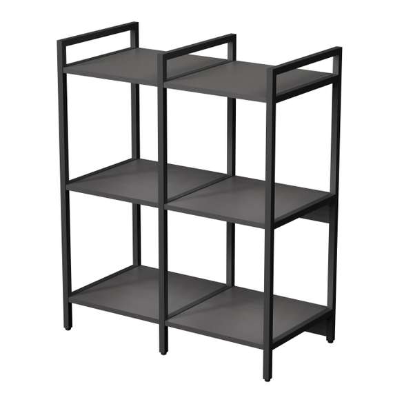 10ССД.3.400 Стеллаж средний двойной 3 полки, узкий (780*400*952)