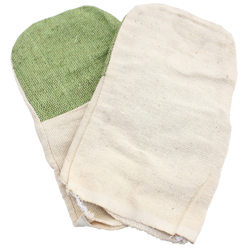 Рукавицы с брезент. ладонью---///